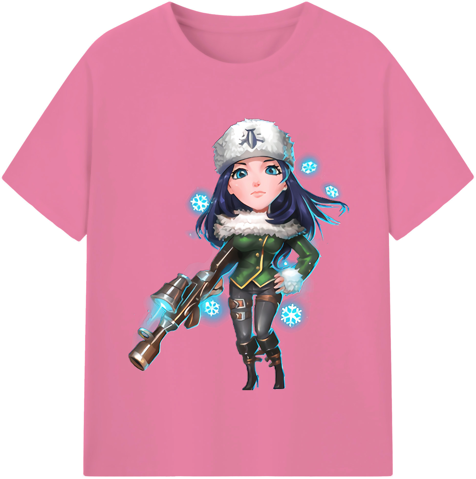 リーグ・オブ・レジェンド League of Legends LOL 綿100％半袖Tシャツ（フロントプリント）